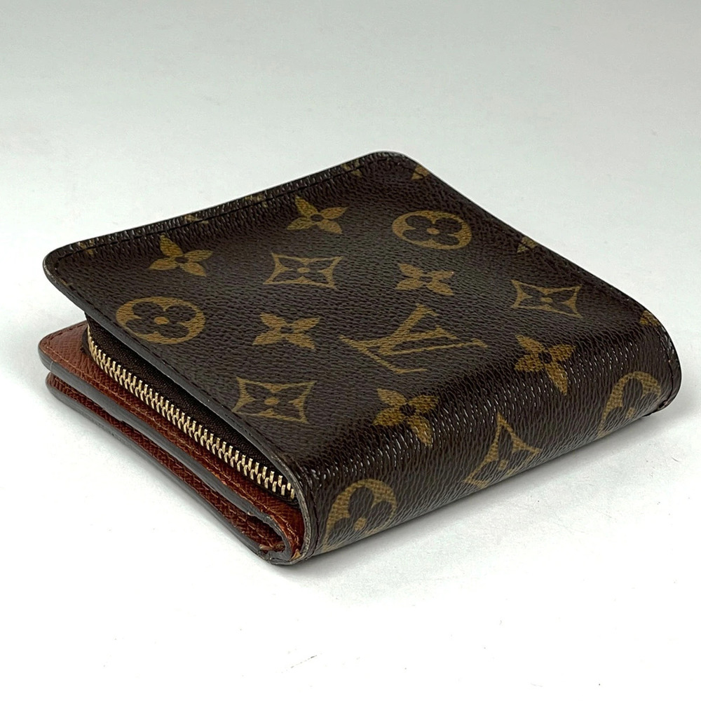 Louis Vuitton fold Wallet Brown Bi Monogram Compact Zip